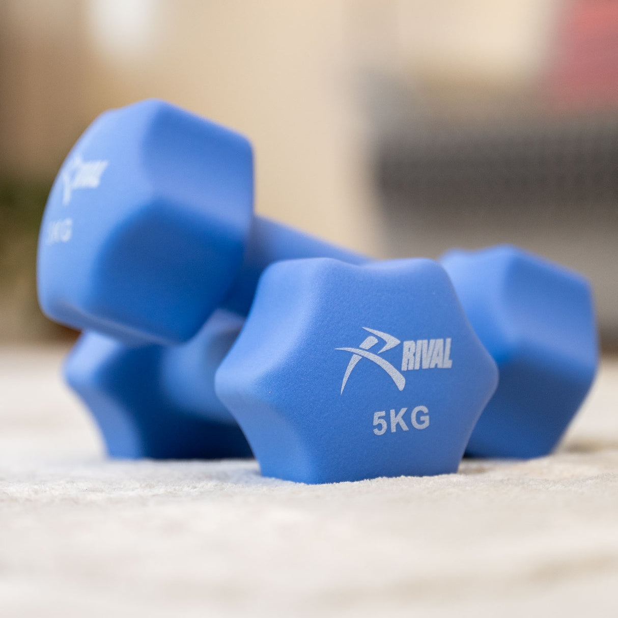 Rival Neoprene Dumbbells - 5kg Pair
