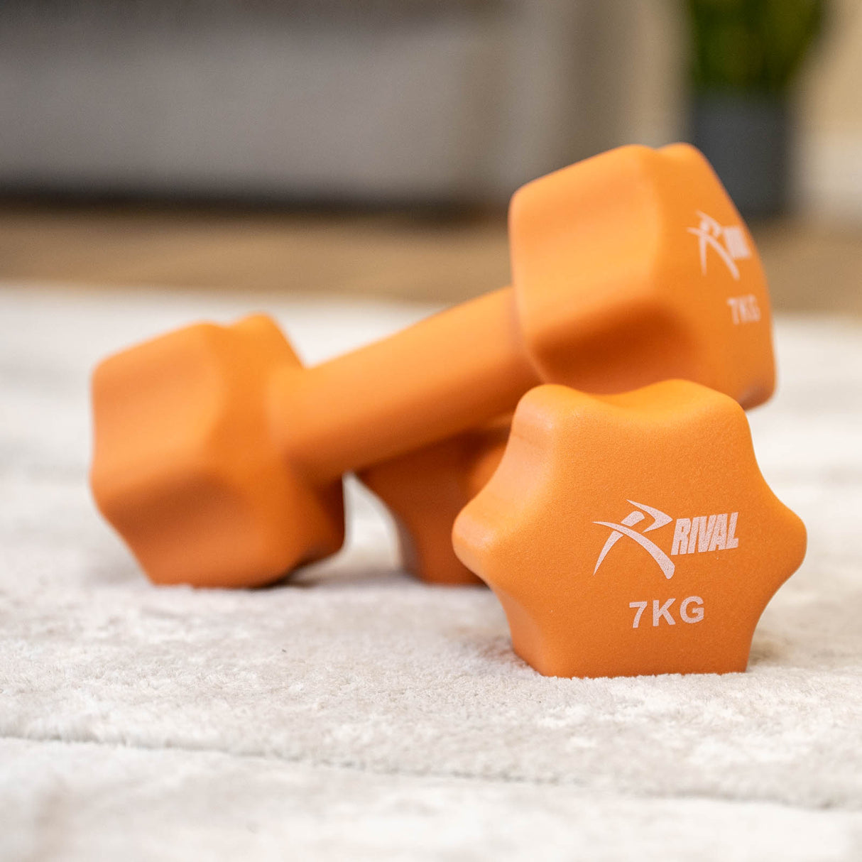 Rival Neoprene Dumbbells - 7kg Pair