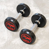 Rival Round Rubber Dumbbells - 2.5kg Pair