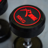 Rival Round Rubber Dumbbells - 10kg Pair