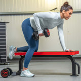 Rival Round Rubber Dumbbells - 12.5kg Pair