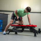 Rival Round Rubber Dumbbells - 17.5kg Pair