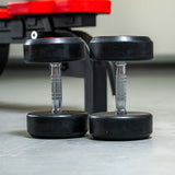 Rival Round Rubber Dumbbells - 17.5kg Pair