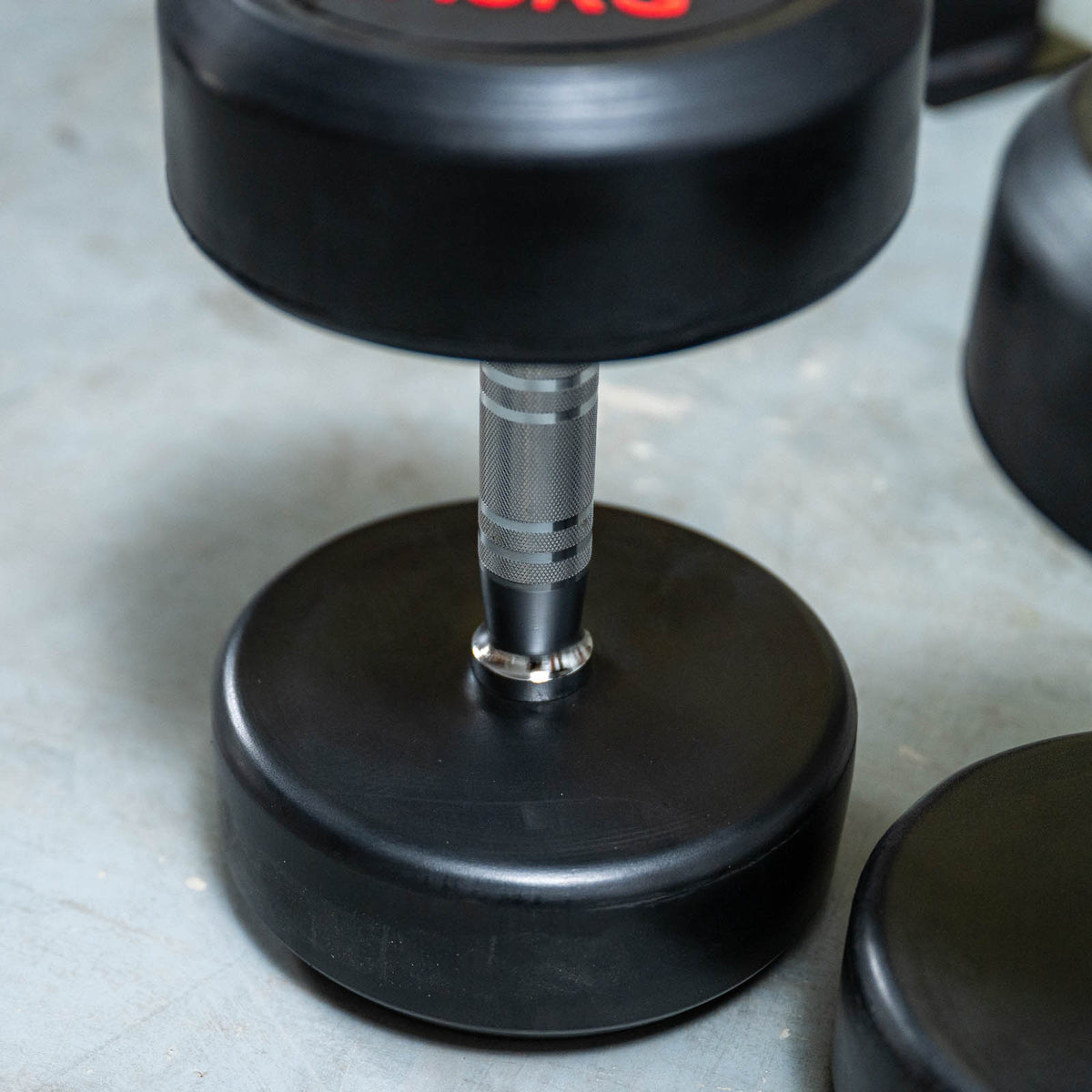Rival Round Rubber Dumbbells - 17.5kg Pair