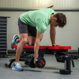 Rival Round Rubber Dumbbells - 20kg Pair