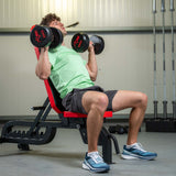 Rival Round Rubber Dumbbells - 20kg Pair