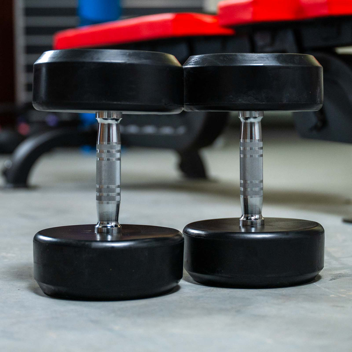 Rival Round Rubber Dumbbells - 20kg Pair