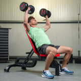 Rival Round Rubber Dumbbells - 22.5kg Pair