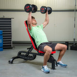 Rival Round Rubber Dumbbells - 25kg Pair