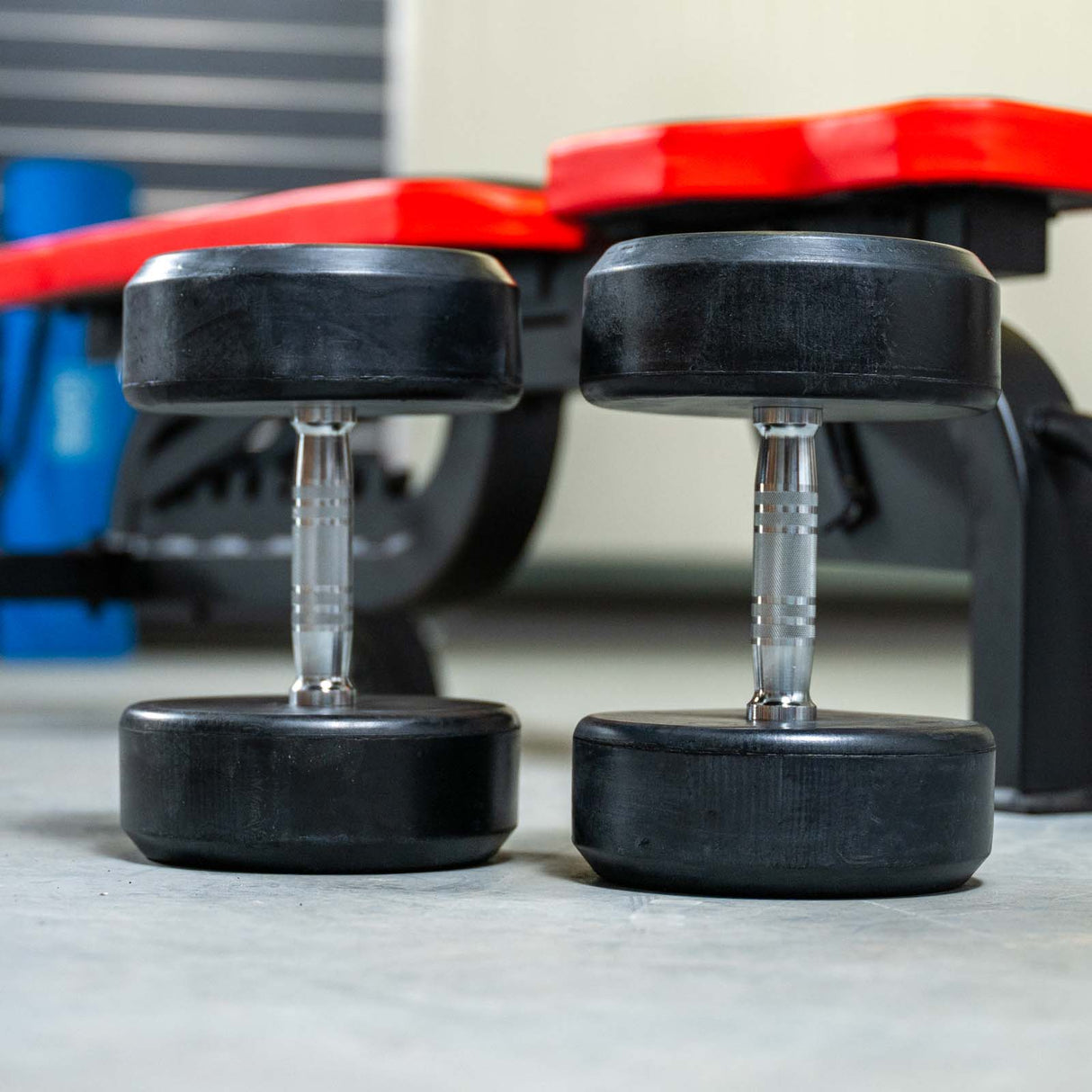 Rival Round Rubber Dumbbells - 25kg Pair