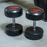 Rival Round Rubber Dumbbells - 25kg Pair