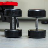Rival Round Rubber Dumbbells - 30kg Pair