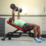 Rival Round Rubber Dumbbells - 35kg Pair