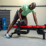 Rival Round Rubber Dumbbells - 37.5kg Pair