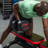 Rival Round Rubber Dumbbells - 37.5kg Pair