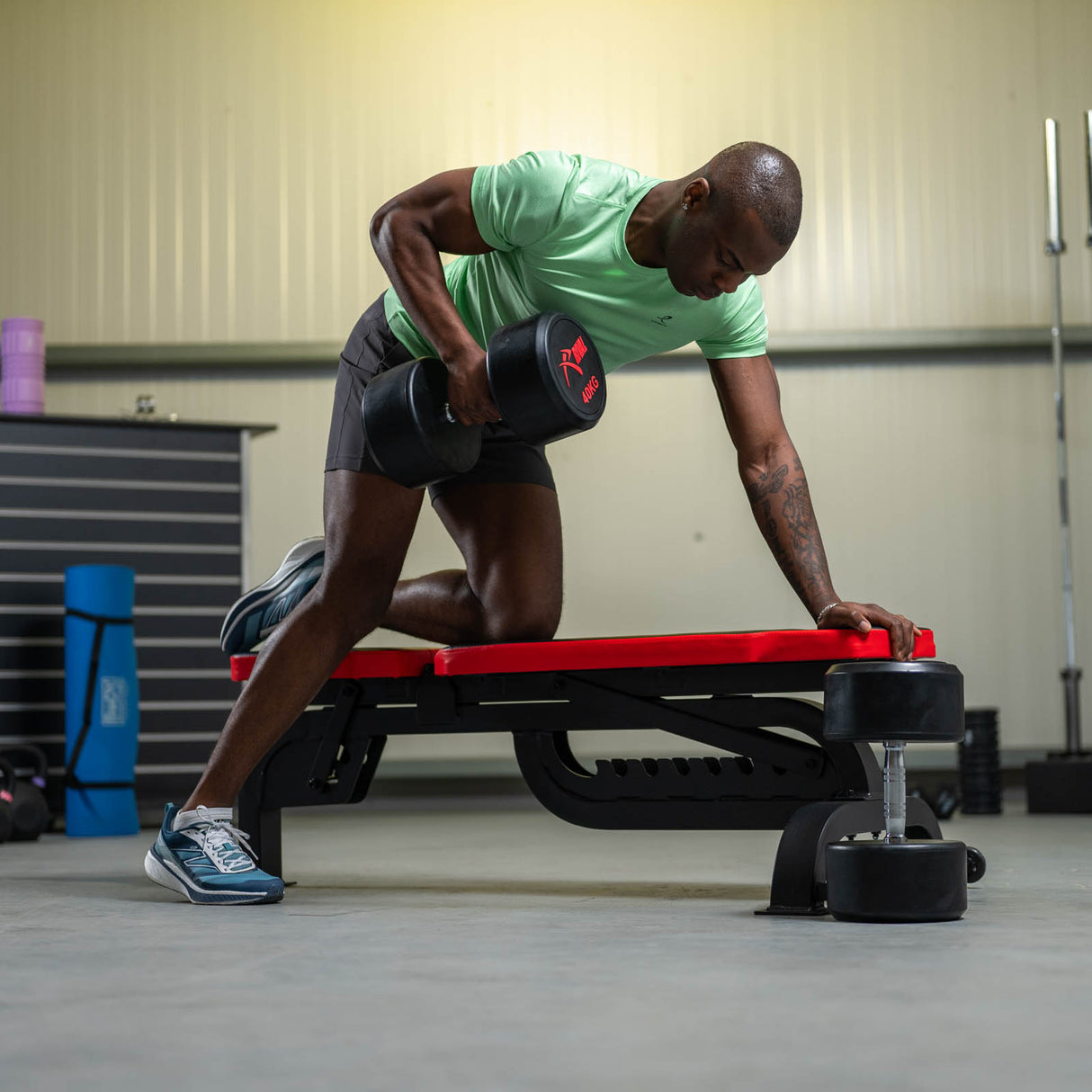 Rival Round Rubber Dumbbells - 40kg Pair