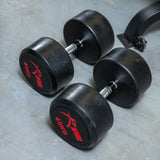 Rival Round Rubber Dumbbells - 40kg Pair