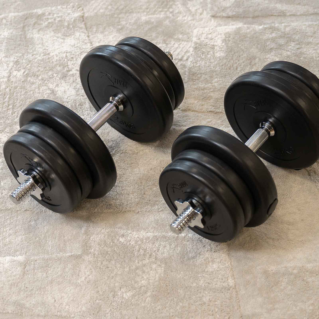 Rival Vinyl Adjustable Dumbbell Set - 20kg