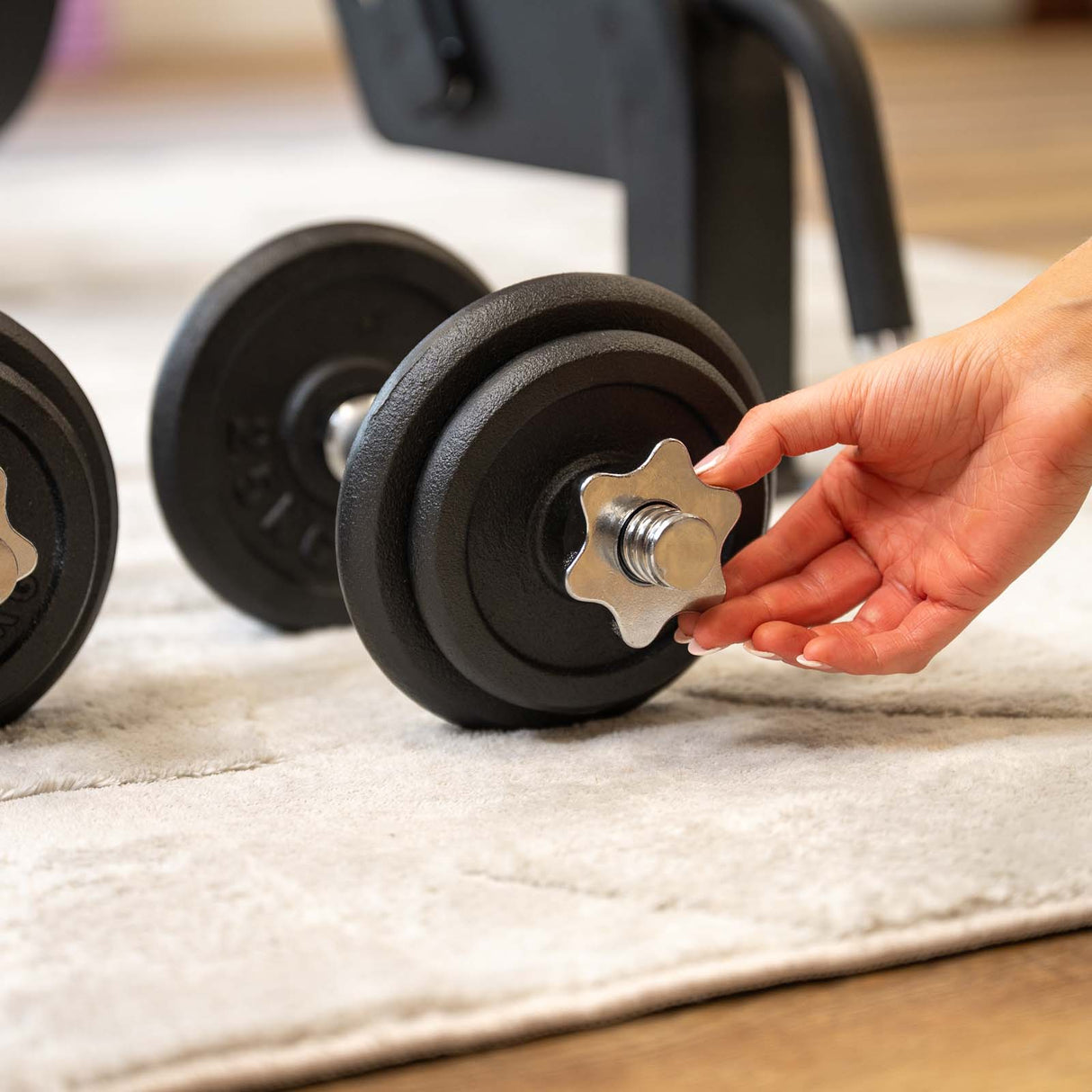 Rival Chrome Dumbbell Set 20kg