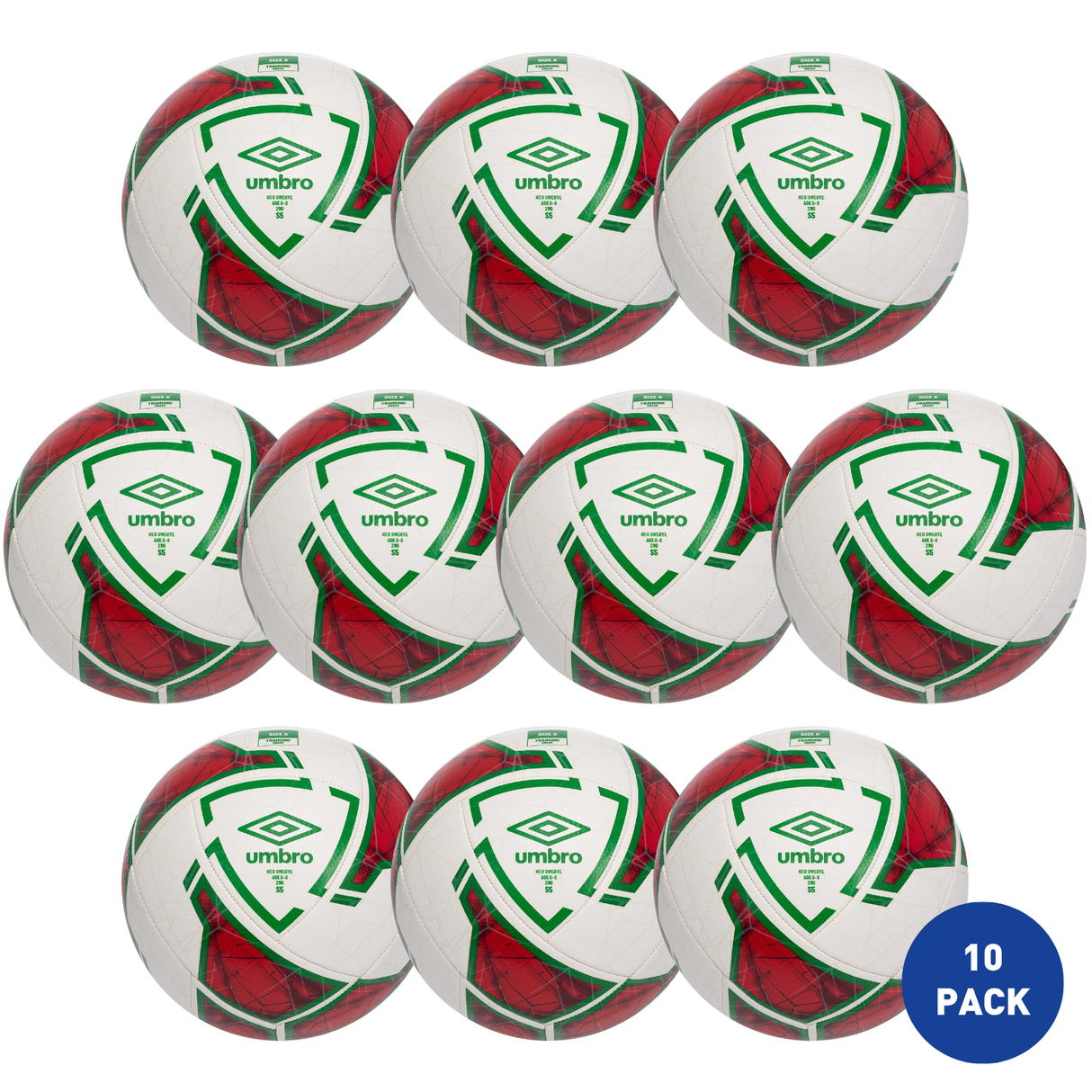 Umbro Neo Swerve Kids Training Ball - 10 Pack