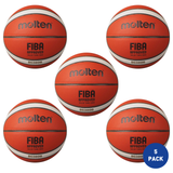 Molten Schools Basketball Size 5 - 5 Pack