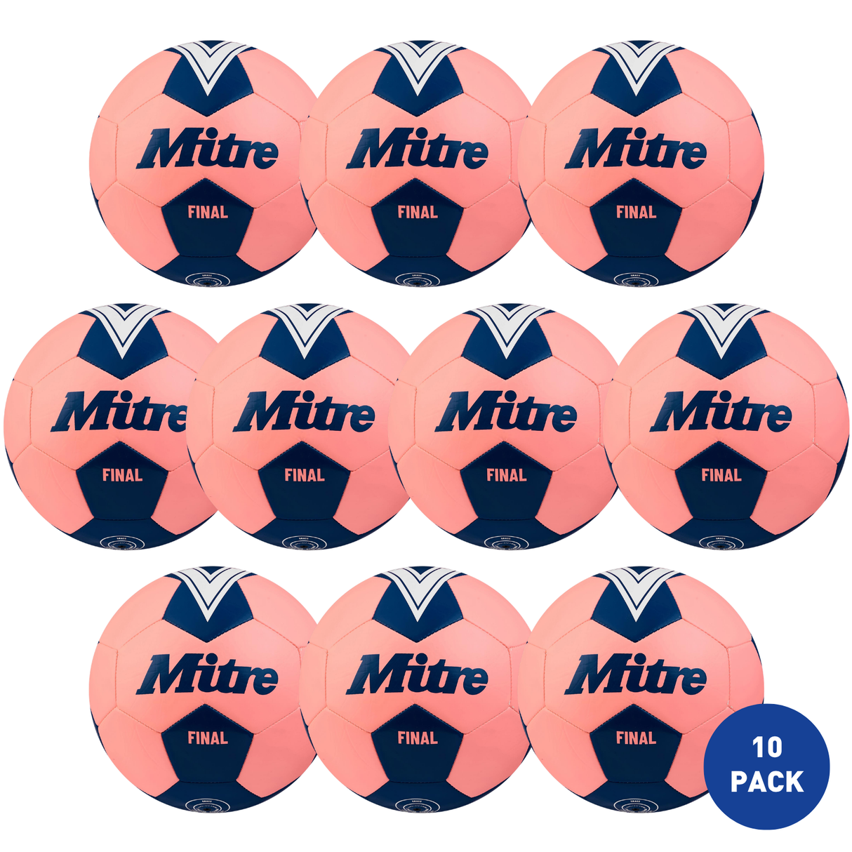 Mitre Final 24 Football - 10 Pack