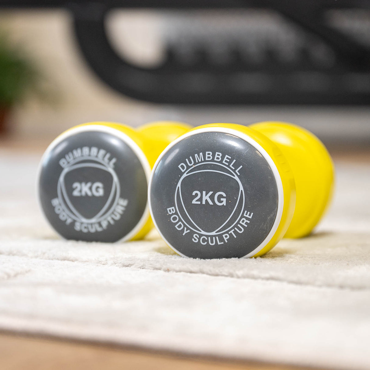 Body Sculpture Vinyl Dumbbell Set - 2 x 2kg
