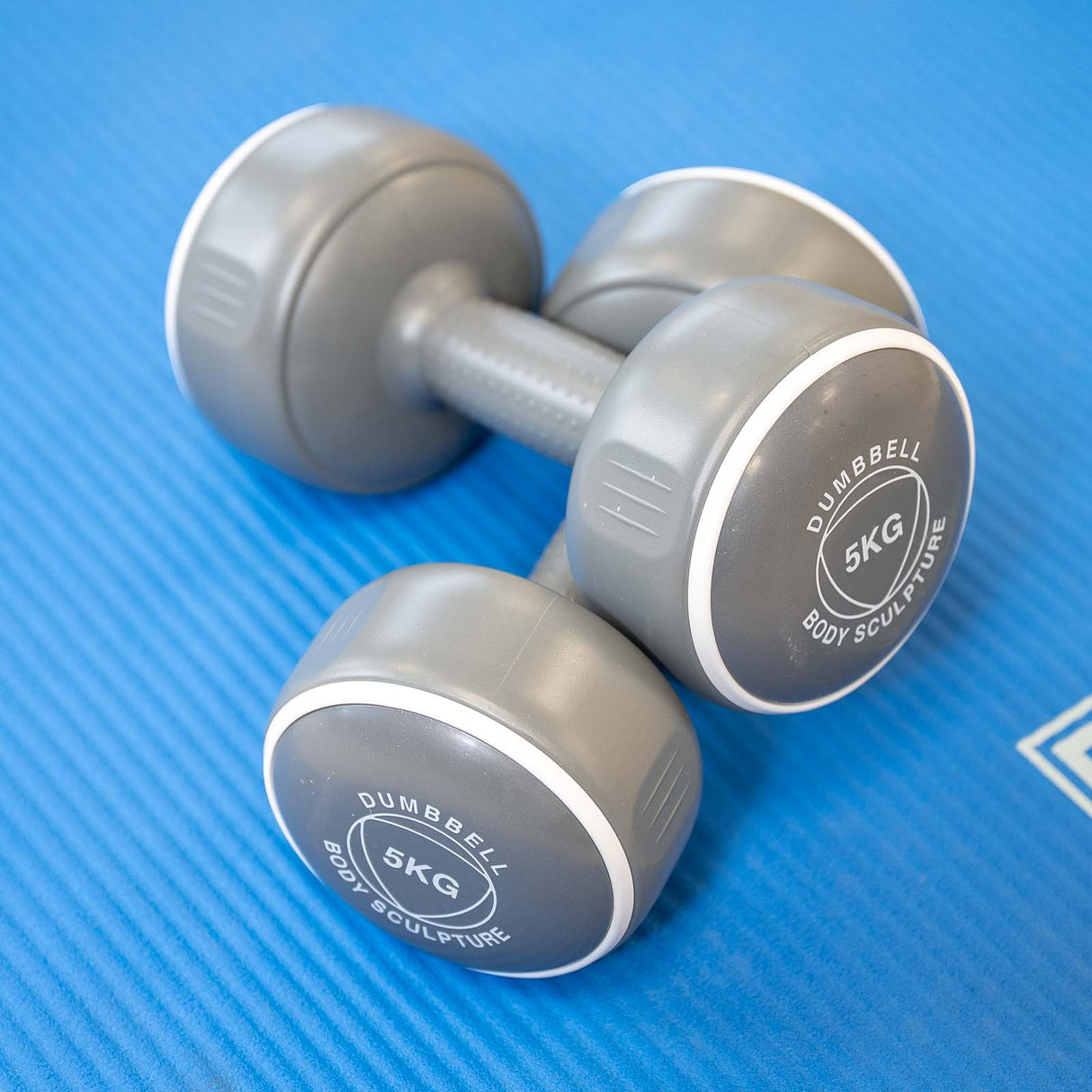 Body Sculpture Vinyl Dumbbell Set - 2 x 5kg