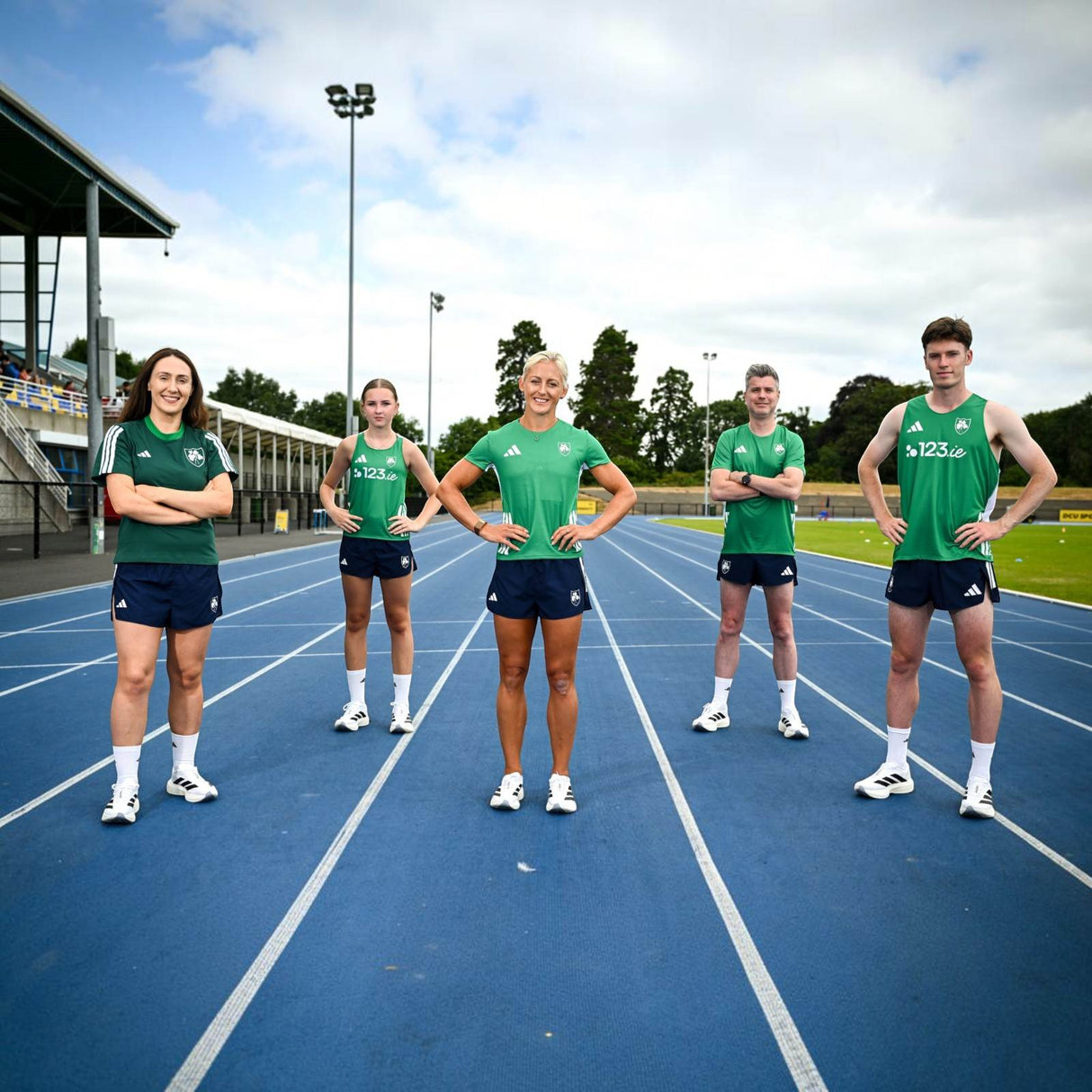 adidas Athletics Ireland Mens Split Running Shorts
