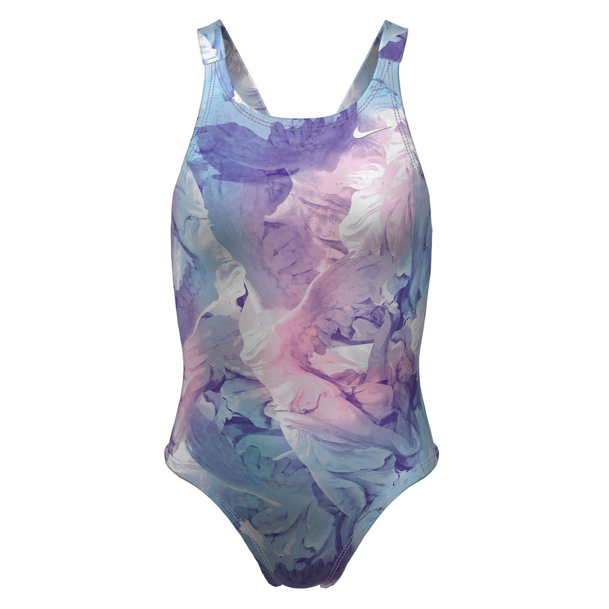 Nike Hydrastrong Multi Print Fastback One-Piece Girls Swimsuit
