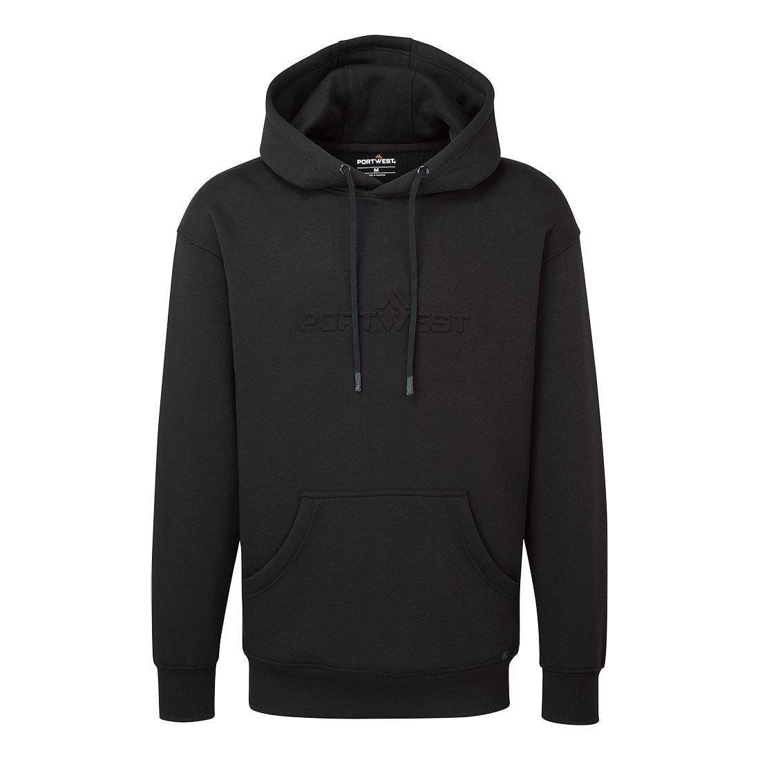 Portwest Embossed Hoodie Black
