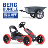 BERG Reppy Rebel Go-Kart and Trailer