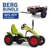 BERG XL CLAAS BFR Go-Kart and Trailer