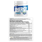 Per4m Energy Pre-Workout 390g - Blue Raspberry Nutrition Info