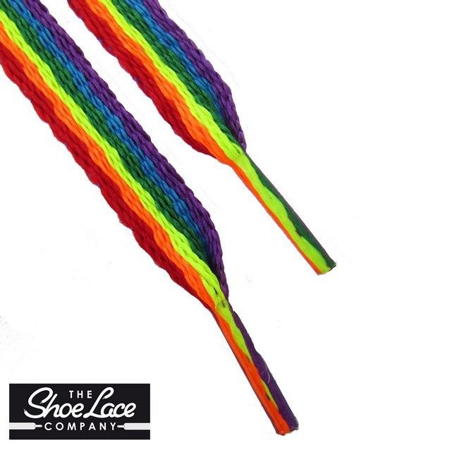 Shoe Lace Company Flat Rainbow