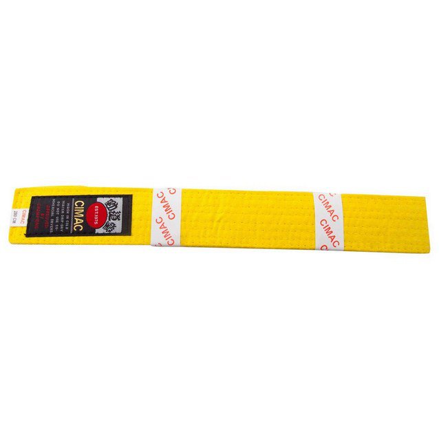 Cimac Karate Belt 240cm Yellow