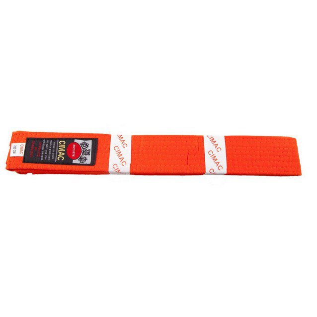 Cimac Karate Belt 240cm Orange