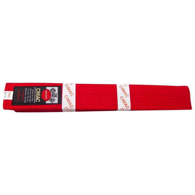 Cimac Karate Belt 240cm Red