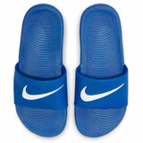 Nike Kawa Kids Slides Blue/White