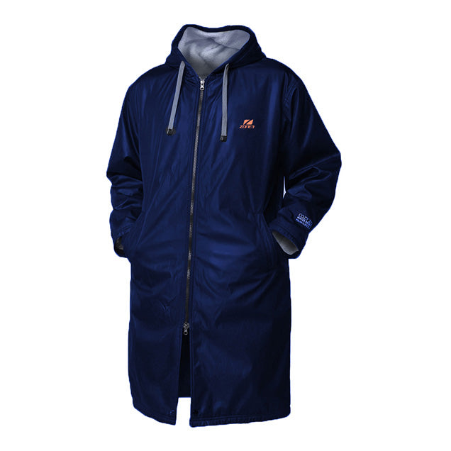 Zone3 Polar Fleece Parka Robe Navy/Orang