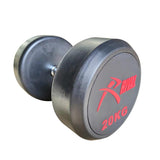 Rival Round Rubber Dumbbells - 20kg Pair