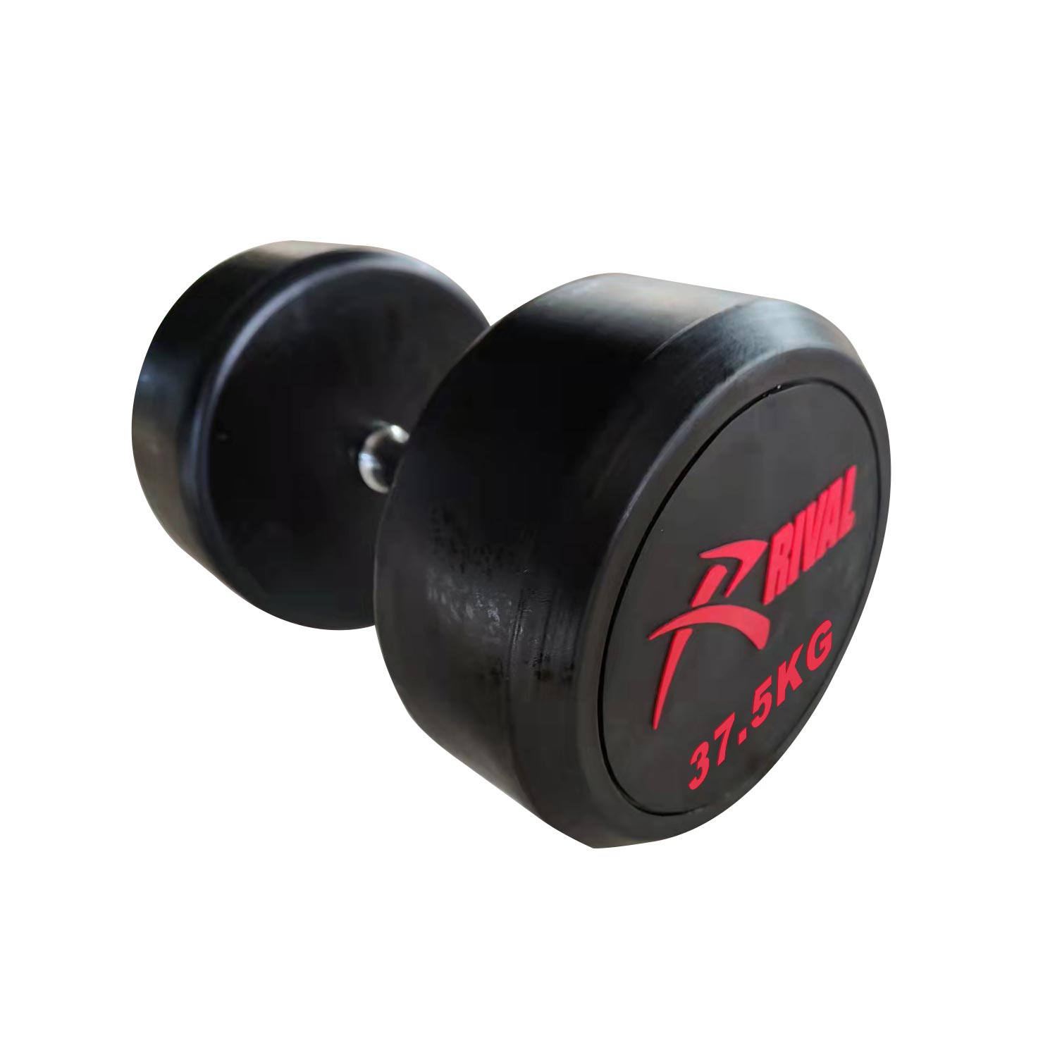 Rival Round Rubber Dumbbells 37.5kg Pair
