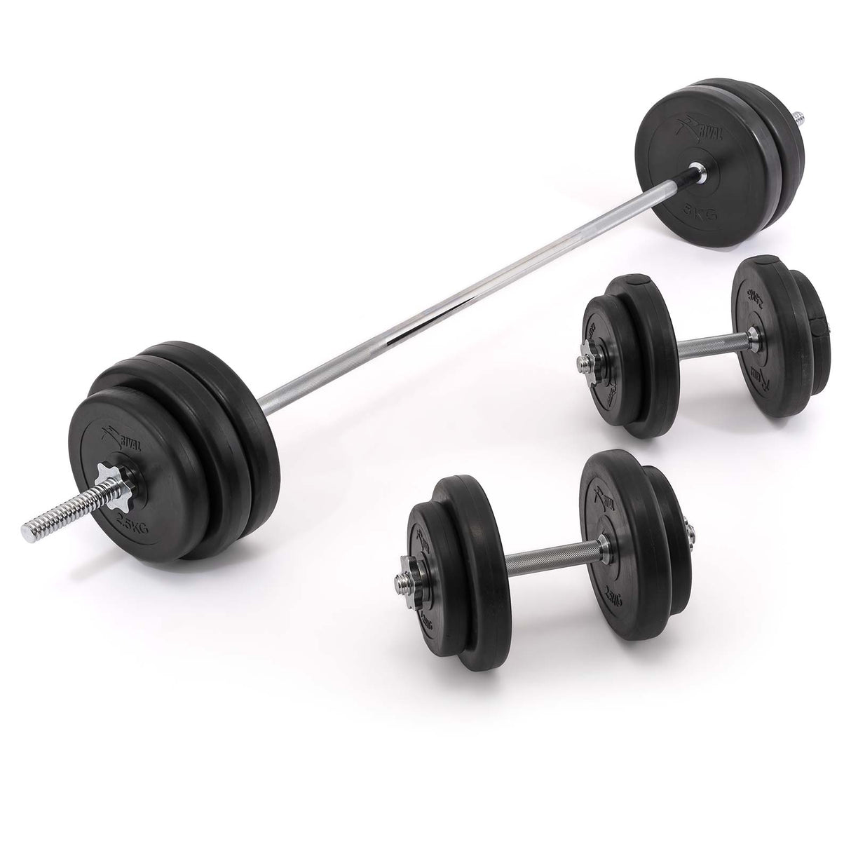 Rival Vinyl Barbell Set 50kg - Main Image