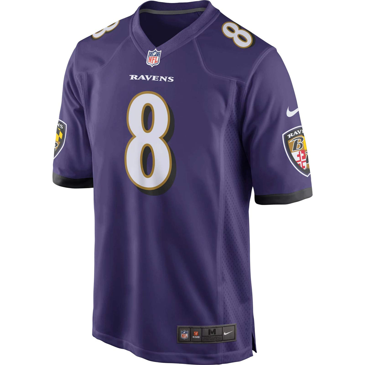 Nike Ravens Jackson 8 Home Jersey Purple