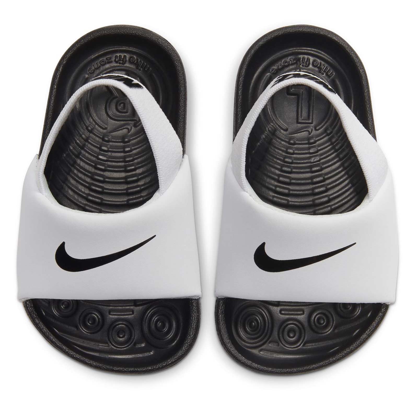 nike kawa slides infant black