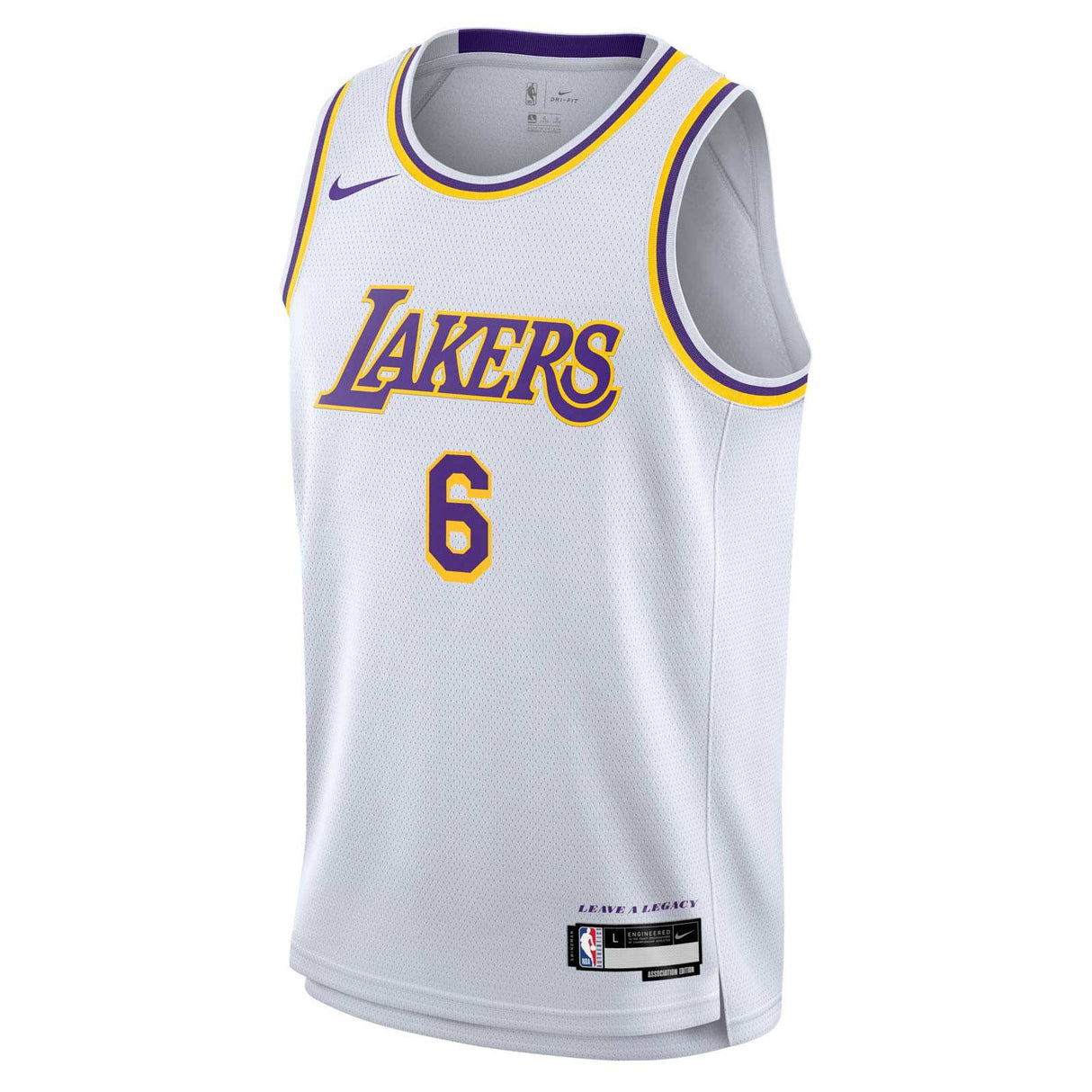 Nike Los Angeles Lakers James 6 Swingman Jersey
