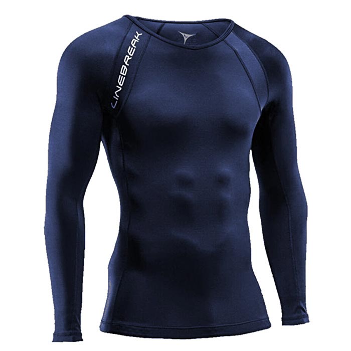Linebreak Mens Long Sleeve Compression T-Shirt