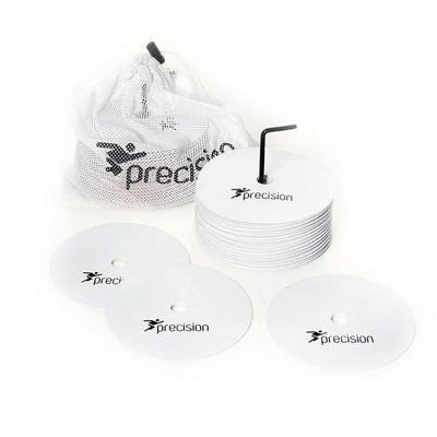 Precision Round Rubber Marker Discs Wht