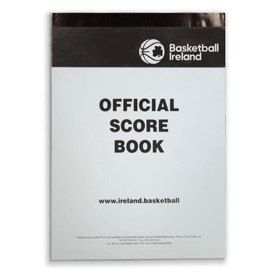 Basketball Ireland Adult Scorepad White
