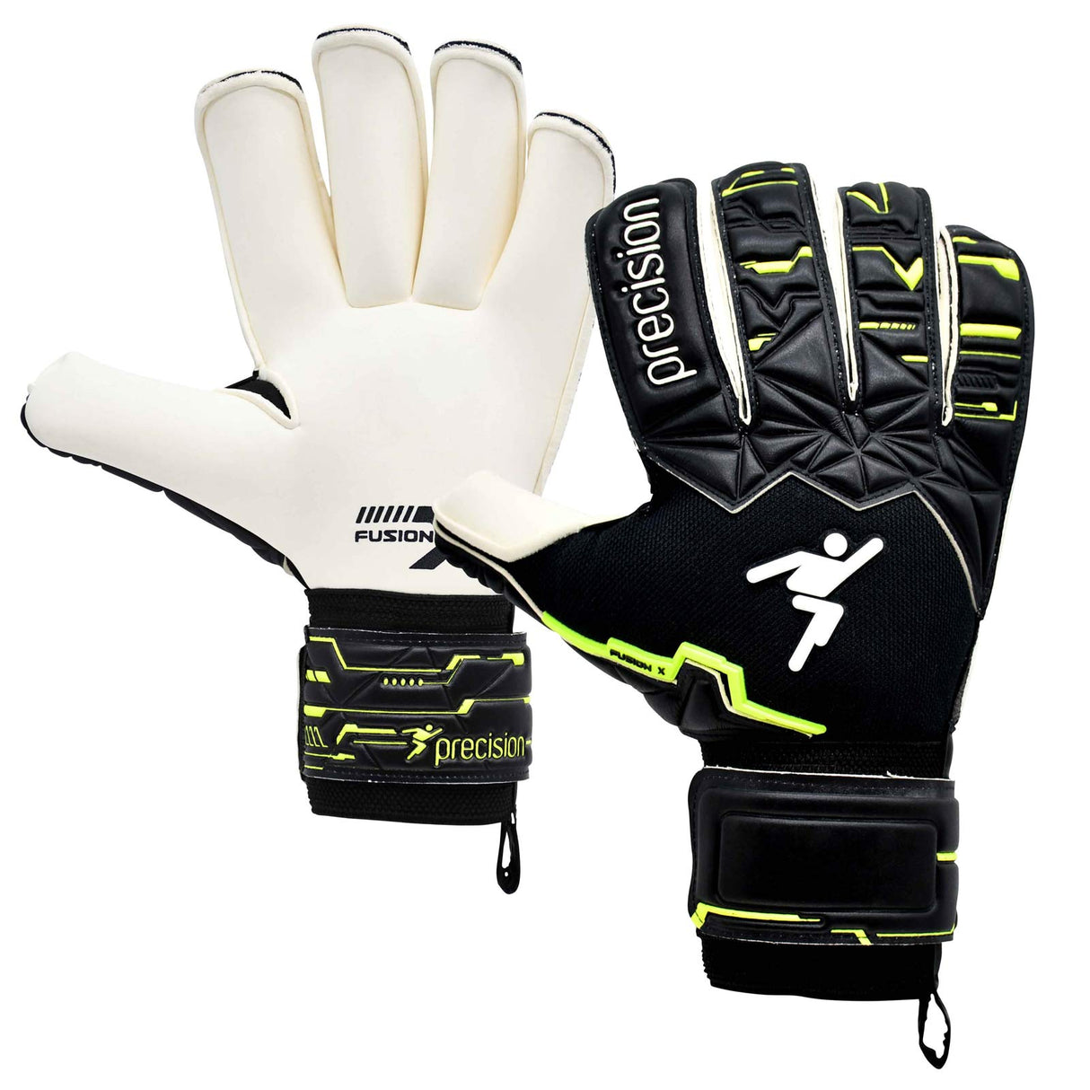 Precision Fusion X Pro Roll Finger Giga Kids Goalkeeper Gloves